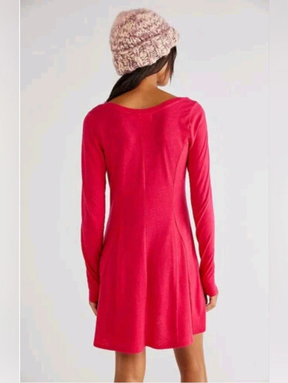 Free People FP Beach Collection Henley Mini Dress Size XS NWT